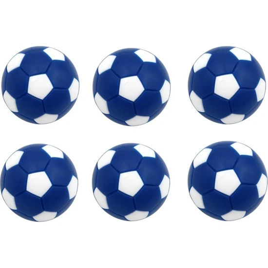 ST Decor 6 Paket Masa Futbol Futbolu Yedek Mini Futbol Top 32MM Mavi (Yurt Dışından)