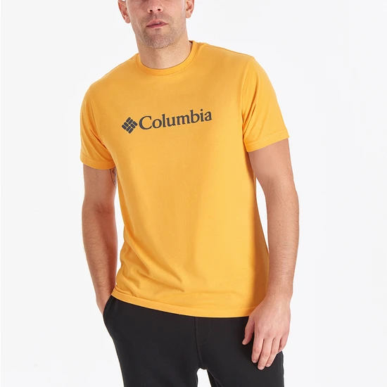 Columbia Csc M Basic Big Logo Brushed Ss Erkek T-Shirt CS0287