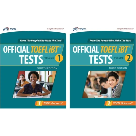 Educational Testing Service Official Toefl Ibt Tests Volume 1+2 Set (2 Kitap)