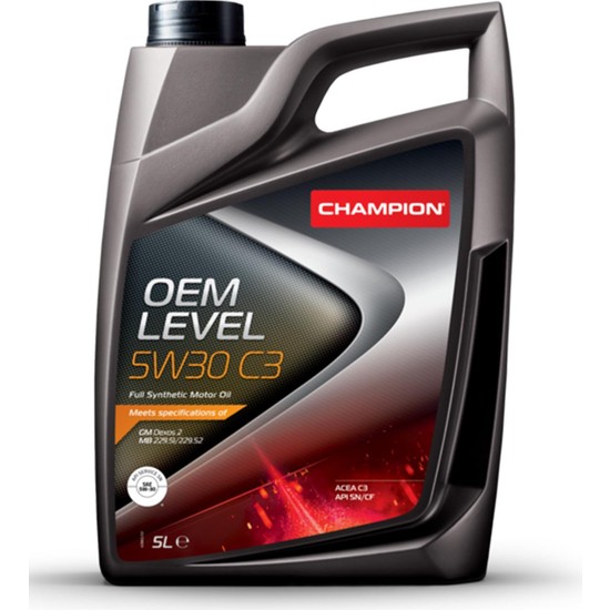 Champion Oem Level 5W30 C3 Motor Yağı 5l. Fiyatı