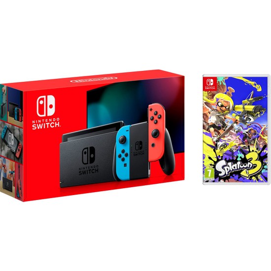 Nintendo Switch Konsol Neon Red Blue Joy / Con Yeni V2 Fiyatı