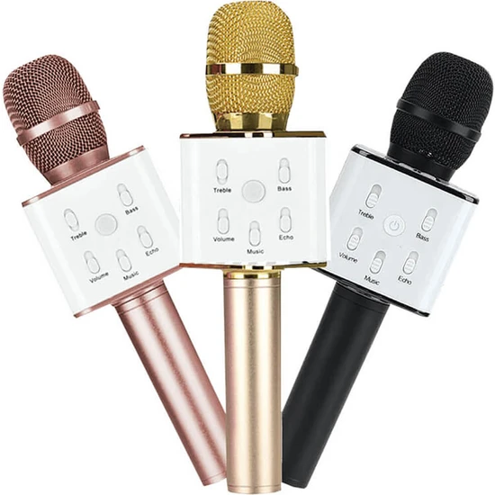 Piranha Karaoke Mikrofon 7817 Gold Altın Rengi