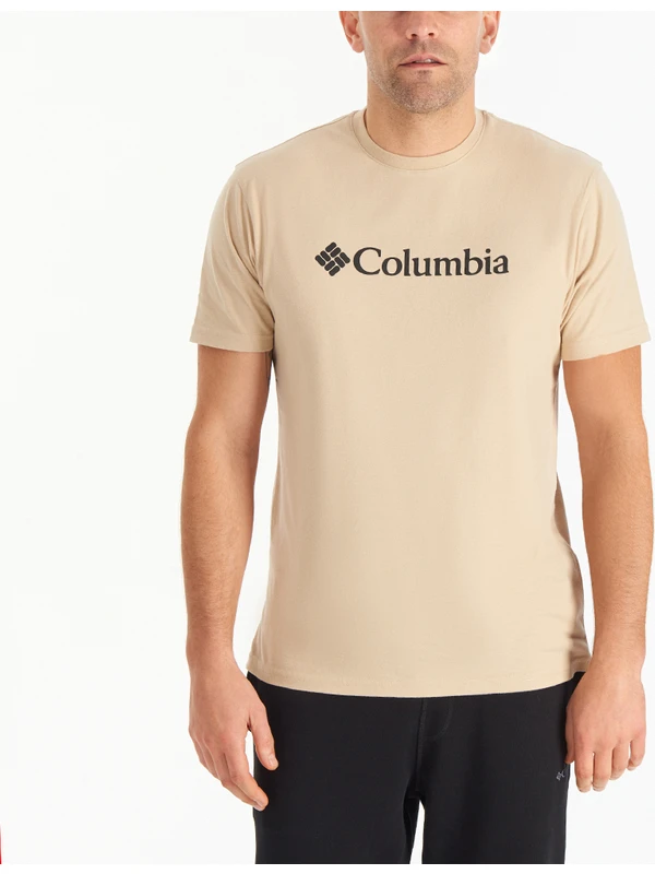 Columbia Csc M Basic Big Logo Brushed Ss Erkek T-Shirt CS0287