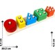 Hamaha Wooden Toys Doğal Ahşap Eğitici Oyuncak Dikdörtgen 5'li Sütun Geometrik Şekil HMH-055