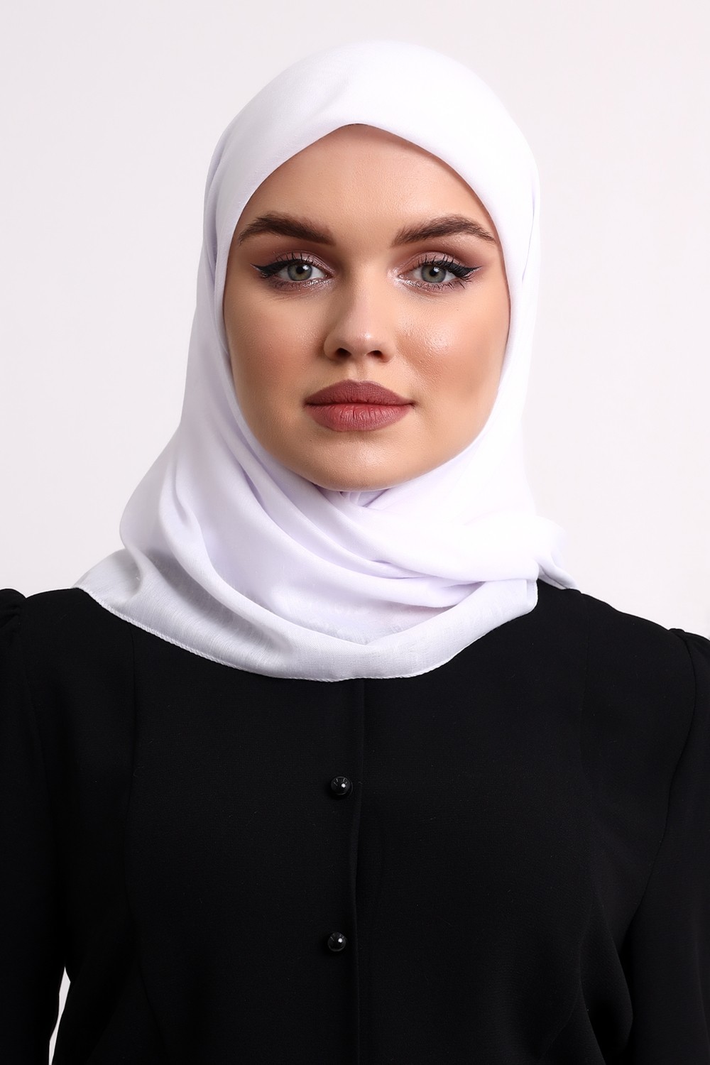 İhvan Online Kofra Desenli Baş Örtü - Kırmızı