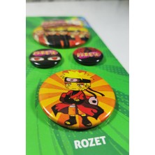 Anime Marketi Naruto Rozet 4'lü Paket