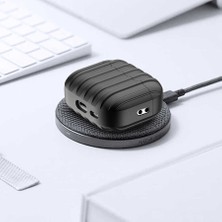 Kupa Apple Airpods Pro 2. Nesil Kılıf Şeritli Bavul Tasarım Darbe Emici Silinebilir Esnek Silikon