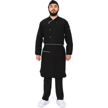 Personelity Şef Aşçı Ceketi Mutfak Uzun Kollu