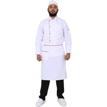 Personelity Şef Aşçı Ceketi Mutfak Uzun Kollu