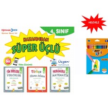 4.sınıf Kazandıran Süper Üçlü Set+ Bic 18 Li Kuru Boya Hediyeli