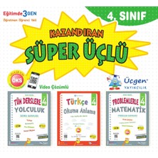 4.sınıf Kazandıran Süper Üçlü Set+ Bic 18 Li Kuru Boya Hediyeli