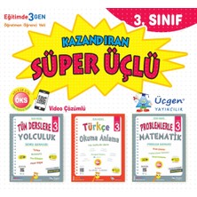 3. Sınıf Kazandıran Süper Üçlü Set+ Bic 18 Li Kuru Boya Hediyeli