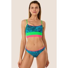 Ayyıldız 40736 Mavi Atlet Bikini Takımı