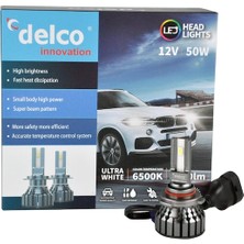 Delco Special Serisi Hb3 9005 LED Xenon Slim LED 8000 Lümen 6500K