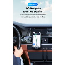 Hobimtek Hta-27 Araç Bluetooth Alıcısı 3.5mm Jack ve Dahili Mikrofonlu Araba Bluetooth, Araba ve Ev Ses Sistemi V5.0