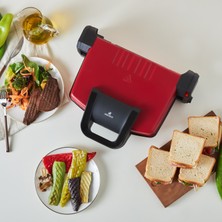 Karaca Future Essential Tost Makinesi Matte Red 1800 W