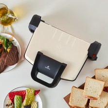 Karaca Future Essential Tost Makinesi Matte Krem 1800 W 4 Dilim Kapasiteli