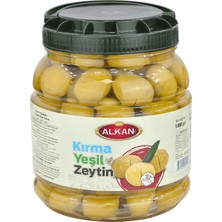 Alkan Iri Kırma Yeşil Zeytin 1kg