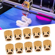 Strade Store 10 Adet Ekstrüder 3D Yazıcı 40TEETH Pirinç Tahrik Dişlisi 1.75MM ve 3mm Filament (Yurt Dışından)