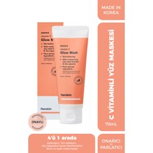 Hanskin Vitamin C Glow Mask-C Vitaminli Kil Maskesi(Siyah Nokta/ /Nemlendirici ) [ 70ml ]