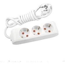 Viko Multi-Let Üçlü Priz Topraklı Klemensli Çocuk Korumalı-3metre