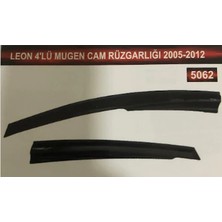 Mkm Seat Leon 4'lü Mugen Cam Rüzgarlık Seti