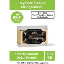 illa Life Cilt & Yüz Beyazlatıcı Pirinç Sabunu  El Yüz Vücut için Sabun 150 gr