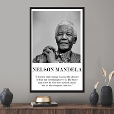 Kayra Export 1 Parça  Nelson Mandela Nelson Mandela Kanvas Poster Ünlü Kanvas