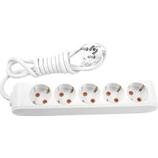 Viko Multi-Let Beşli Priz Topraklı Klemensli Çocuk Korumalı-2 Metre