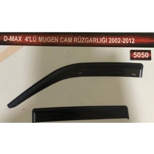 Mkm Isuzu D-Max 4'lü Mugen Cam Rüzgarlık Seti