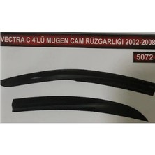 Mkm Opel Vectra C 4'lü Mugen Cam Rüzgarlık Seti