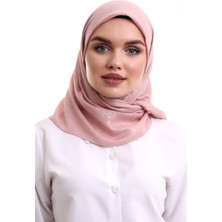 İhvan Online Kofra Desenli Baş Örtü - Pembe