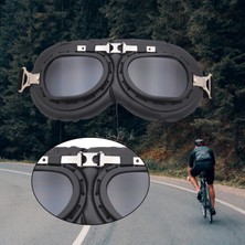 Dharry 2 Adet Motosiklet Goggles Stil Spor Gözlükleri Tur Scooter Gri ve Sarı (Yurt Dışından)