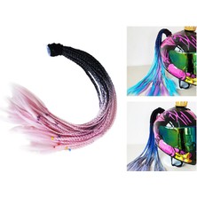 Dharry Motosiklet Örgüleri Ponytail 55CM-60CM Punk Kadın Erkeklere (Yurt Dışından)