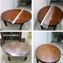 Reycar Mobilya Masa Cam Yüzeyi Koruma Kendinden Yapışkanlı Şeffaf Folyo 50 cm x 1 Metre