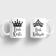 Kupa Burada Aşk Sevgili Çift Kupaları  (Iki Adet Gönderilecektir.)