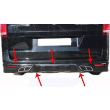 Drs Tuning Mercedes Vito Arka Tampon Altı Fiber 2015 ve Sonrası