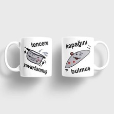 Kupa Burada Aşk Sevgili Çift Kupaları  (Iki Adet Gönderilecektir.)