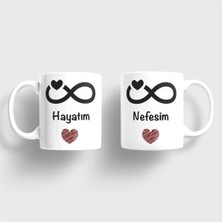 Kupa Burada Aşk Sevgili Kupası (Iki Adet Gönderilecektir.)