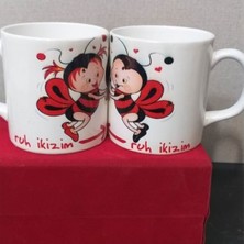 Kupa Burada Aşk Sevgili Kupası (Iki Adet Gönderilecektir.)