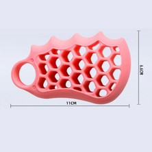 Baoblaze Silikon Kavrama Ekipmanı Hemipleji Için Yaşlı Parmak Egzersizcısı Pembe 11CMX6.6CM (Yurt Dışından)