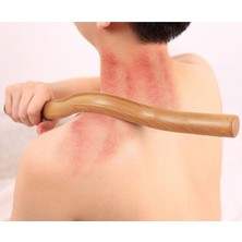 Baoblaze Vücut Masaj Çubuğu Aleti Ahşap Guasha Gua Sha Terapötik Noktalar ve 48CM (Yurt Dışından)