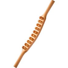 Baoblaze Ahşap Guasha Kazıma Çubuğu Masaj Aletleri Bacaklar Için Hurdaya Çıkarma Kayın 60CM (Yurt Dışından)