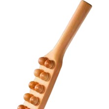 Baoblaze Ahşap Guasha Kazıma Çubuğu Masaj Aletleri Bacaklar Için Hurdaya Çıkarma Kayın 60CM (Yurt Dışından)
