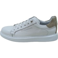 Lucıano Bellini Beyaz Deri Erkek Casual Ayakkabı