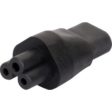 Sharplace 1 x Ila C8 Adaptörü, Iec 320 Ila C8 Adaptörü, Ac Adaptörü (P006) (Yurt Dışından)