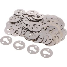 Basto 100 Adet Yuvarlak 23MM Anahtar Deliği Askı Asılı Donanım Resim Çerçevesi (Yurt Dışından)