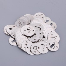 Basto 100 Adet Yuvarlak 23MM Anahtar Deliği Askı Asılı Donanım Resim Çerçevesi (Yurt Dışından)
