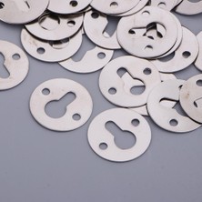 Basto 100 Adet Yuvarlak 23MM Anahtar Deliği Askı Asılı Donanım Resim Çerçevesi (Yurt Dışından)