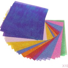 Basto Scrapbook Craft Için 500 Glitter Card Stock Paper Pearlescent Pırıltısı Kağıt (Yurt Dışından)